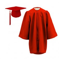 Children's Graduation Gown Sets in Matt Finish (3-6yrs)